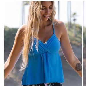 BeachSissi NWT Criss Cross Back Tankini - M